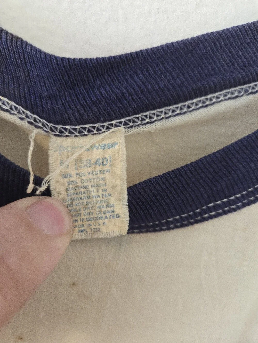Vintage Bicentennial American Revolution T Shirt Mens Medium Sloatsburg NY 70s - Picture 4 of 7